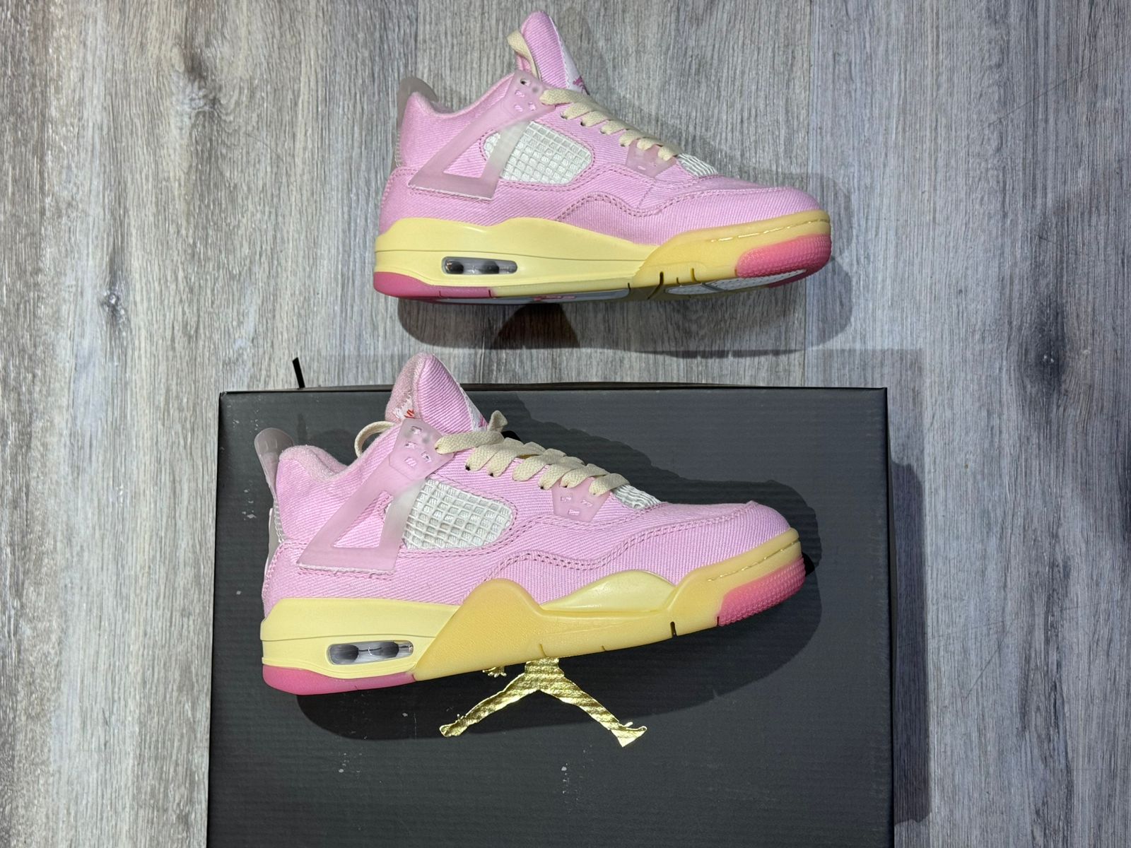 Air Jordan 4 Rosa Amarillo