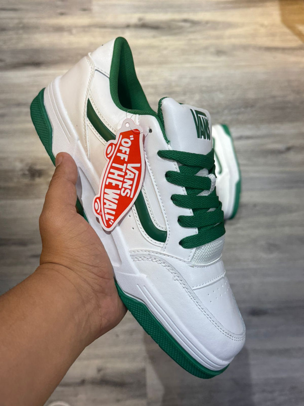 Vans Blanco Verde