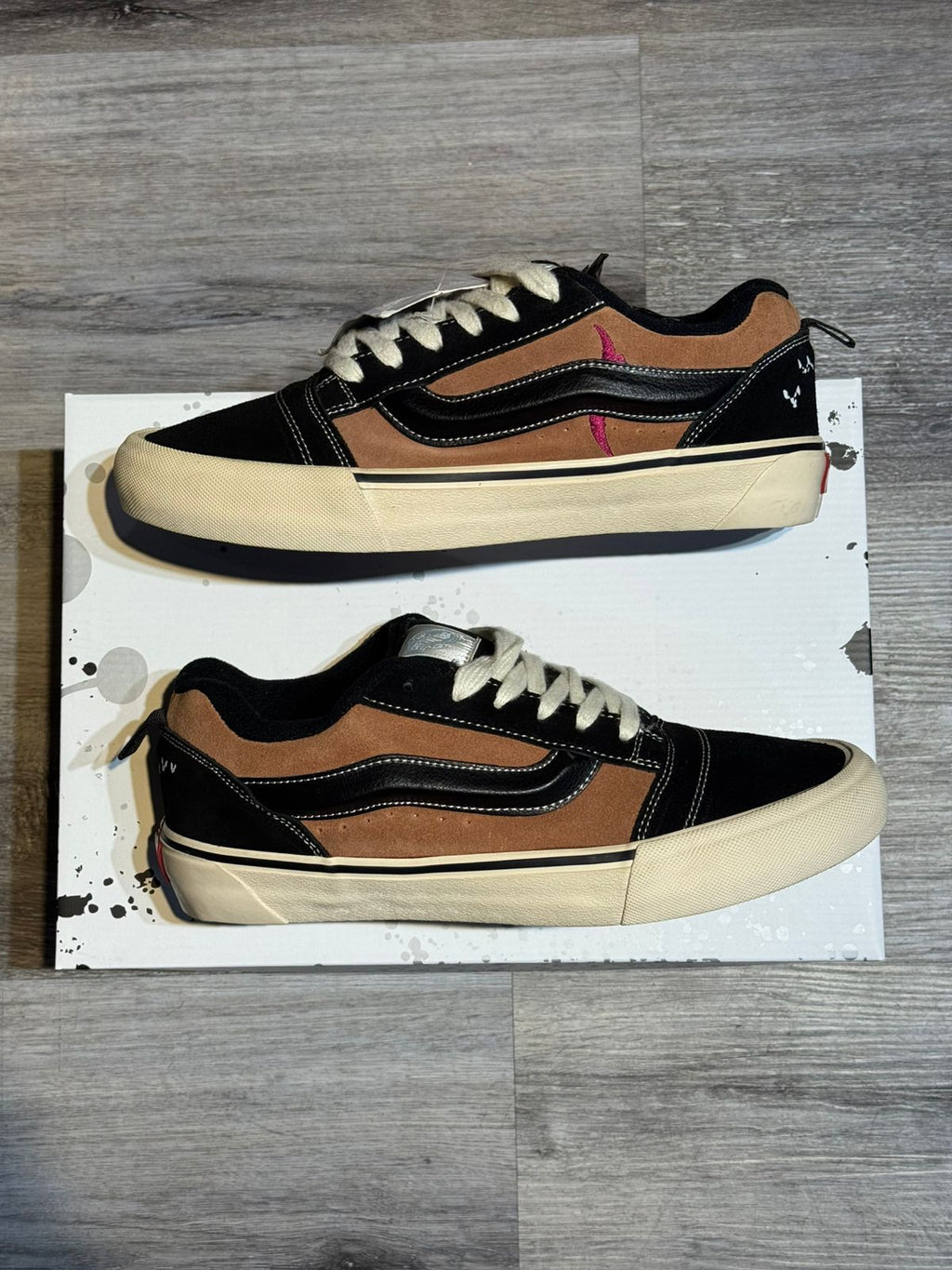 Vans Old Skool Negro Cafe REY LEON